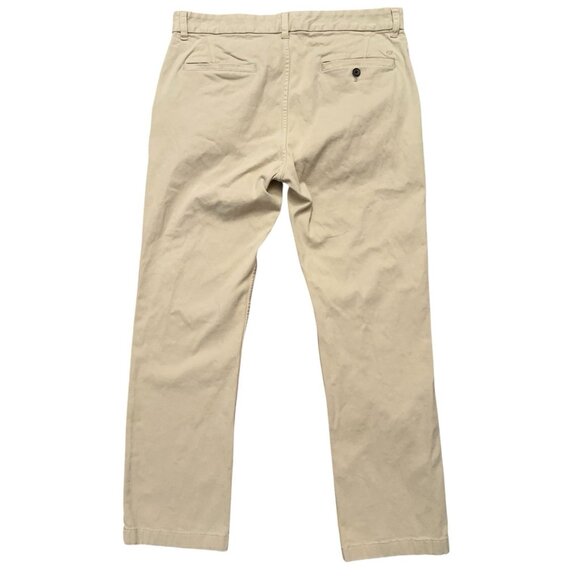Outerknown Pants Mens Size 33 (Fits 34) S.E.A. Legs Organic Cotton Stretch Beige - Picture 2 of 6